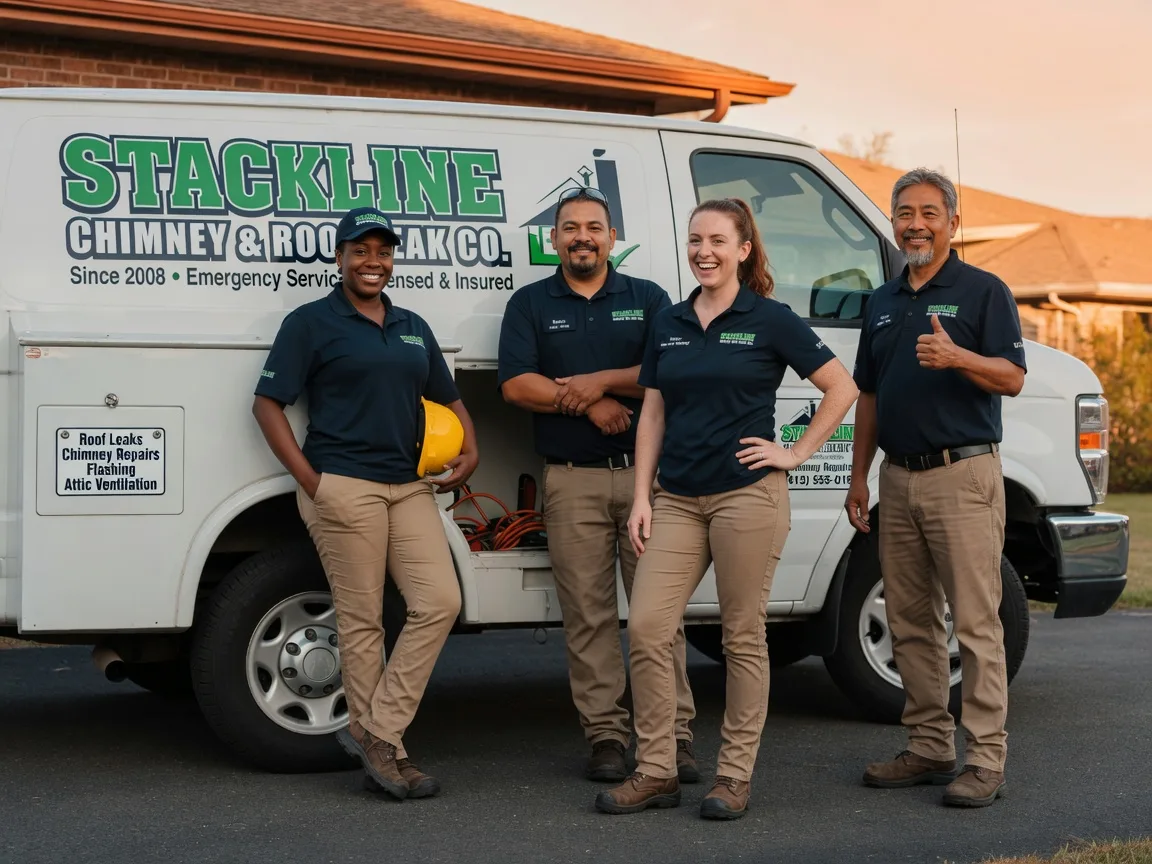 Chimney flashing repair company in Mansfield, MO